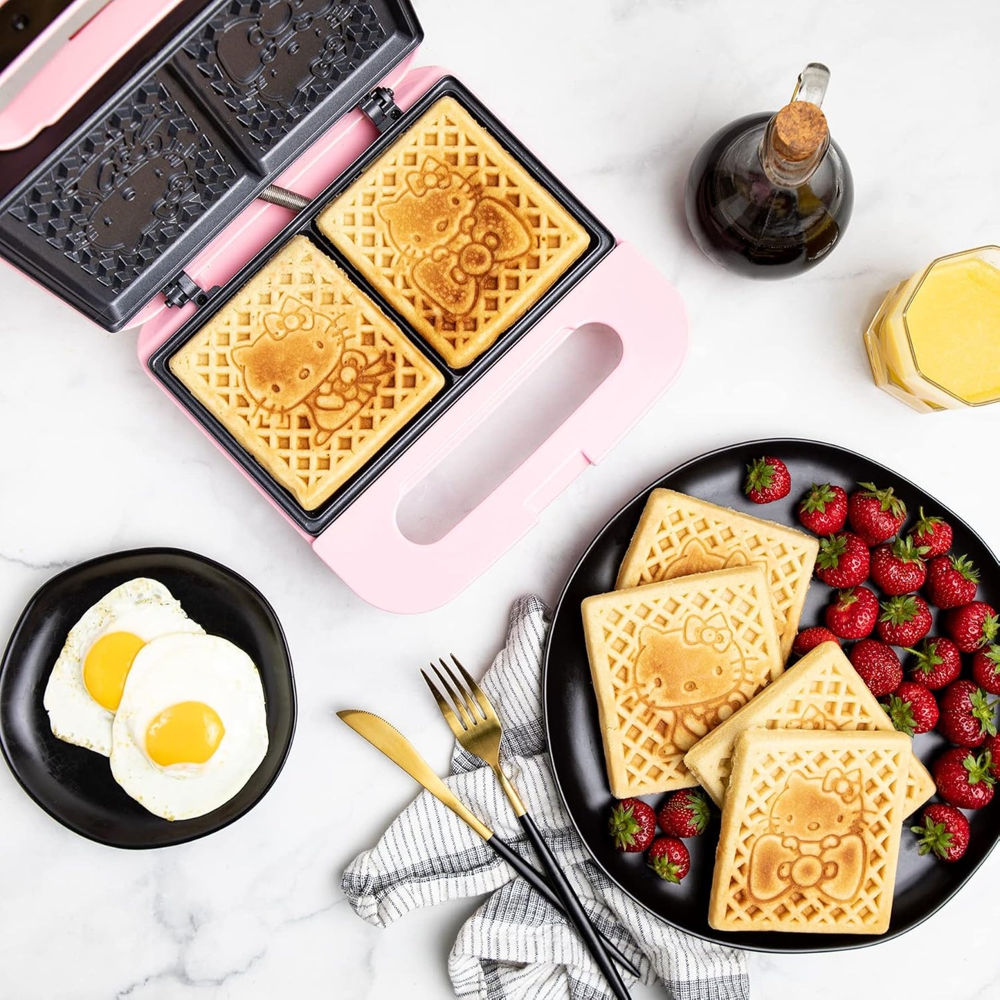 Hello Kitty Double Square Waffle Maker