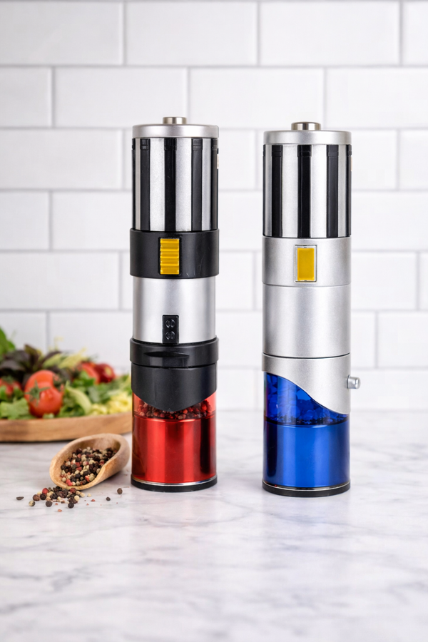 Star Wars Lightsaber Electric Salt and Pepper Mill Set