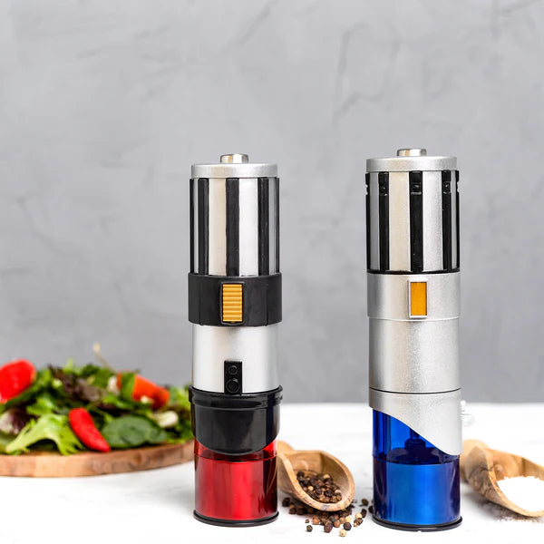 Star Wars Lightsaber Electric Salt and Pepper Mill Set