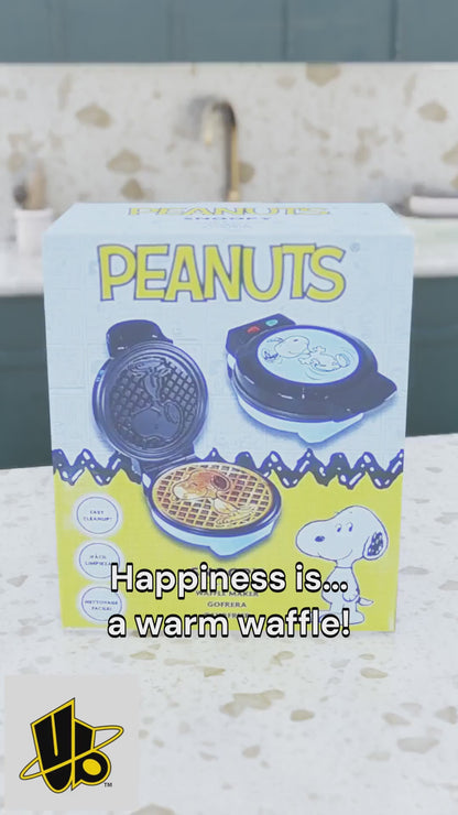 Peanuts Snoopy and Charlie Brown Double Waffle Maker